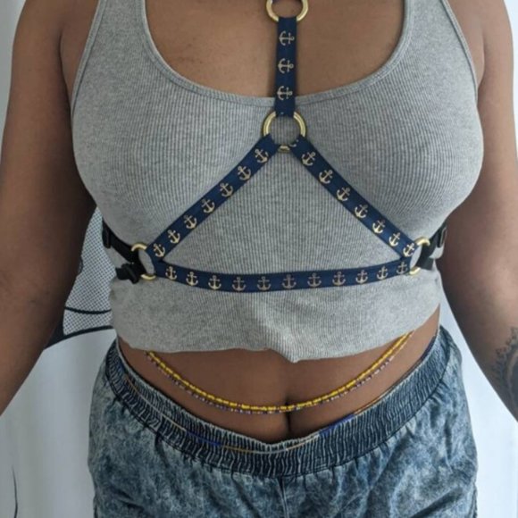MARIAH Adjustable Nautical Pin-Up Body Harness - Picture 9 of 9
